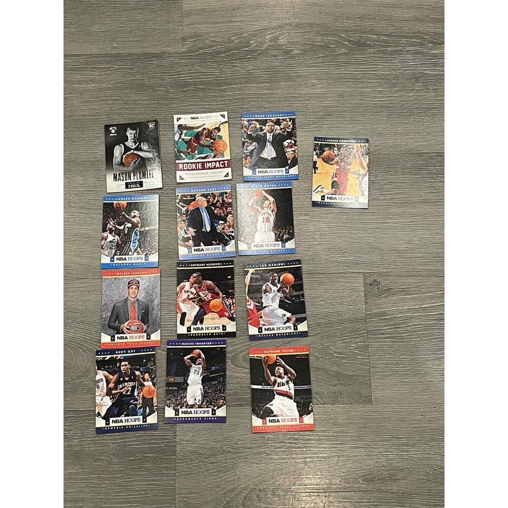 2012 Panini NBA Hoops basketball trading cards lot